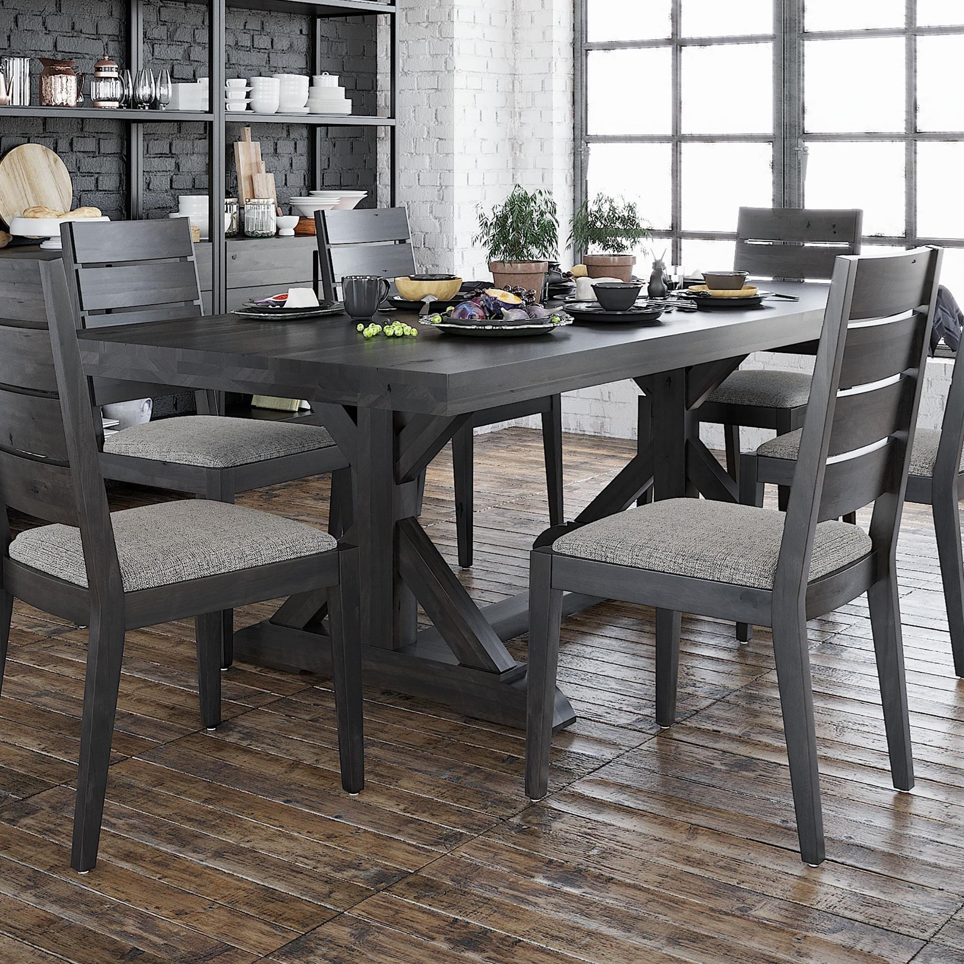 Canadel Loft Custom Dining Customizable Rectangular Dining Table canadel-loft-custom-dining-customizable-rectangular-dining-table